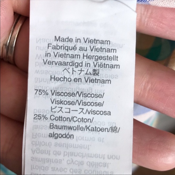 Madewell Gingham Cover up Tunic Blue XS - Picture 6 of 7